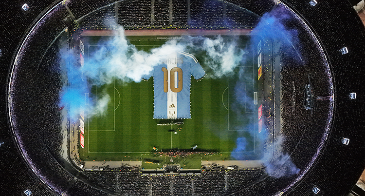 APTOPIX Argentina Messi Farewell Soccer