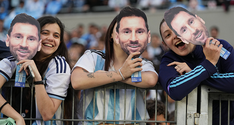 APTOPIX Argentina Messi Farewell Soccer